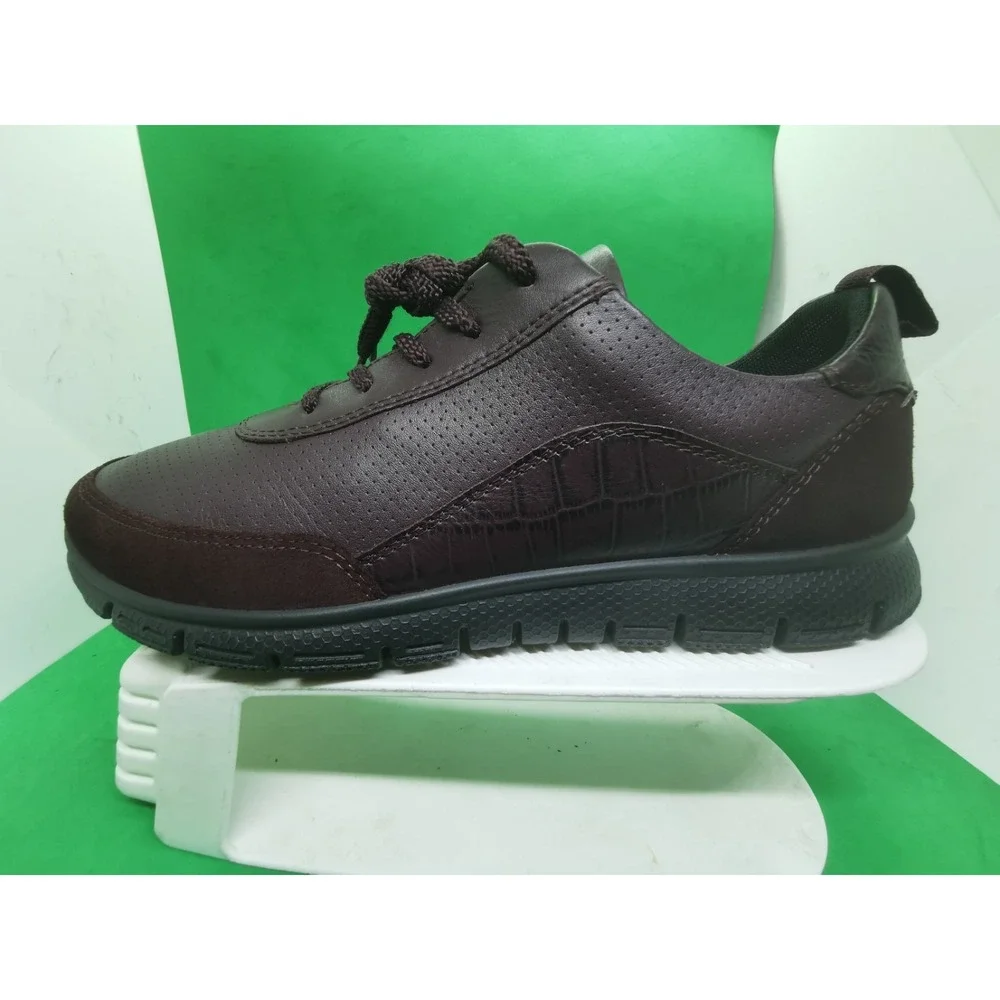 Hotter Womens Gravity II Sneaker Size 9.5  Leather Lace Up Comfy Shoe